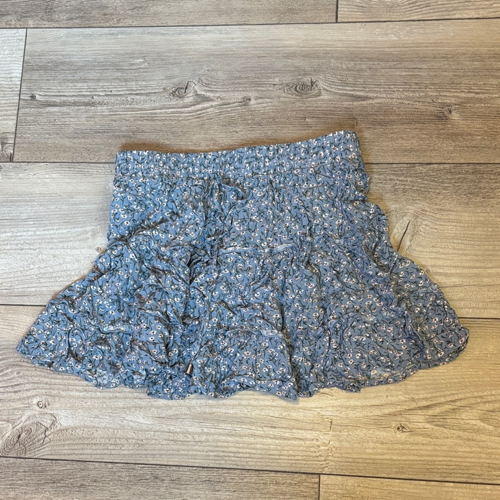 Floral Blue Skirt